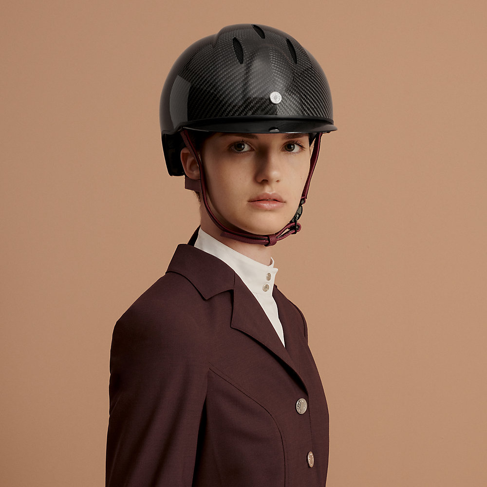 Casque d'équitation Carbone Hermès Belgique
